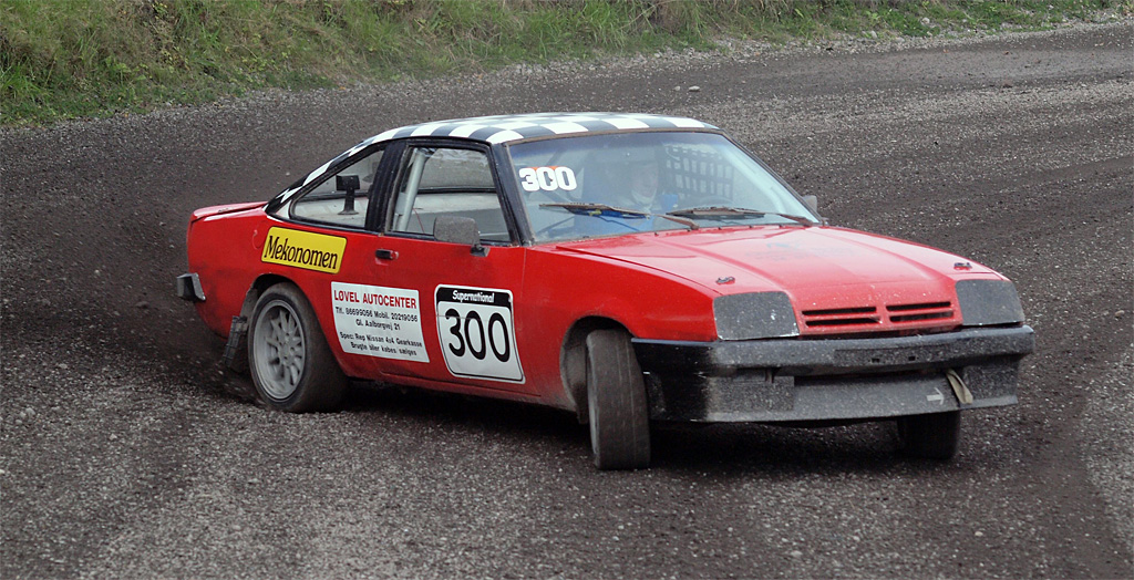 Benny Kristensen gik til makronerne i SUPERNATIONAL med sin Opel Manta
(Foto: Åge Kirketerp Jensen)